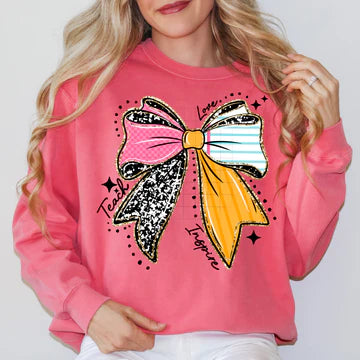 Teach Love Inspire Bow