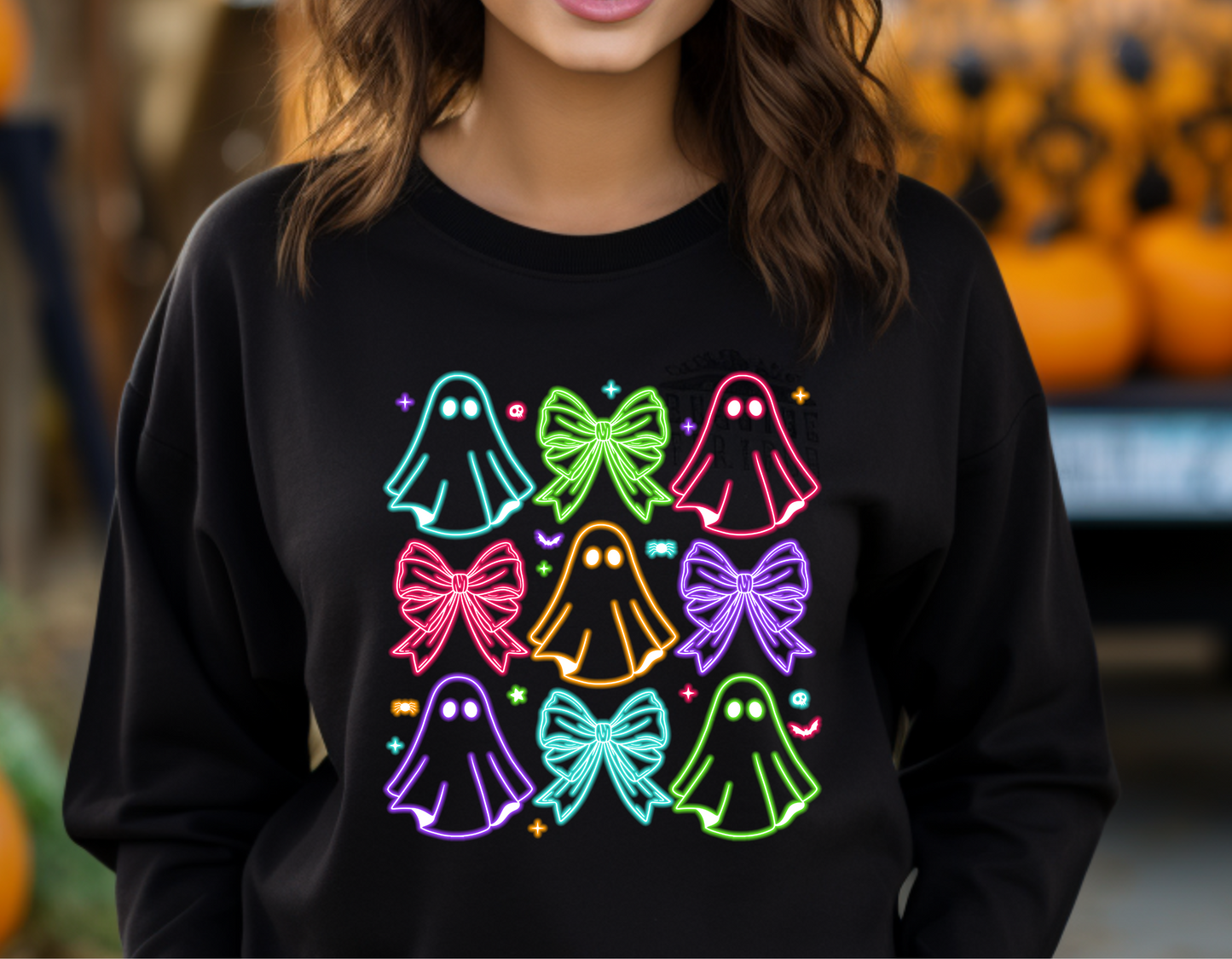 Ghosts and Bows Neon