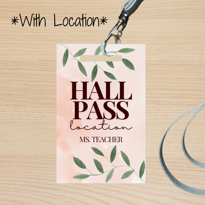 Neutral Hall Pass